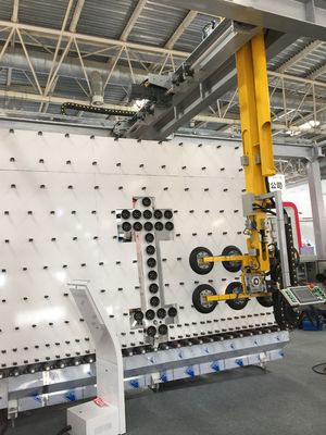 PLC μονώνοντας γυαλιού μηχανή εκφόρτωσης ατσάλινων σκελετών μηχανών φόρτωσης γραμμών παραγωγής αυτόματη