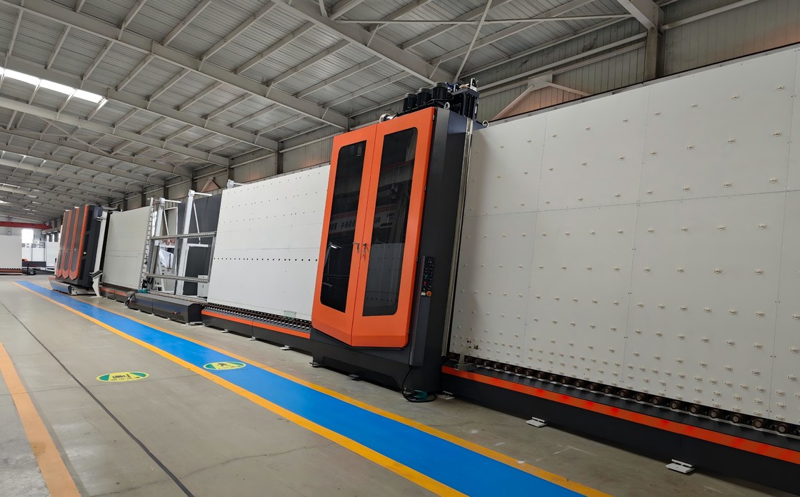 Τεράστιο μέγεθος 3300*7000mm γραμμών παραγωγής γυαλιού μόνωσης διπλής τοποθέτησης υαλοπινάκων