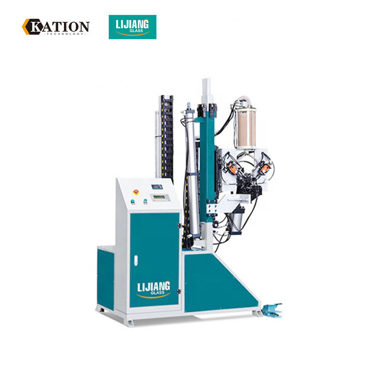 Η Desiccant μηχανή πλήρωσης επιτυγχάνει αυτόματα τις ενέργειες να τρυπήσει τις τρύπες αυτόματα στα πλαίσια πλήκτρων διαστήματος με τρυπάνι