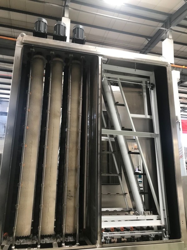 Μεγάλο κάθετο χαμηλό Ε μεγέθους πλυντήριο αυτόματο 2-10m/min γυαλιού γυαλιού