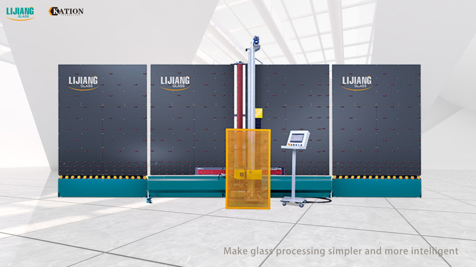 Αυτόματη κάθετη αλέθοντας μηχανή ακρών γυαλιού με το CE για την παραγωγή γυαλιού μόνωσης