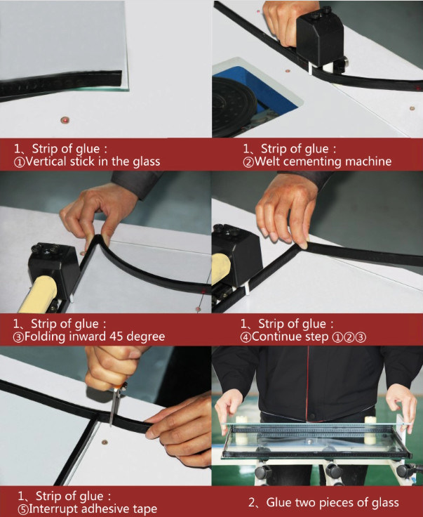 Μονώνοντας γυαλιού παραγωγής το υλικό θερμό ακρών πλήκτρο διαστήματος αργιλίου Thechnolgy βουτυλικό καμία ανάγκη δεύτερος που σφραγίζει