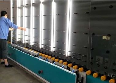 γραμμή παραγωγής γυαλιού 280x450mm κάθετη μονώνοντας για τη διπλή επεξεργασία γυαλιού